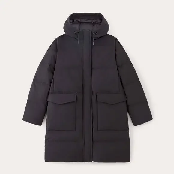 Everlane Women's Long Puffer Jacket in Black, Size Medium - Picture 3 of 7